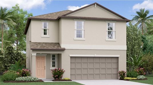 New construction Single-Family house 32109 Hawthorne Cottage Place, San Antonio, FL 33576 - photo 3 3
