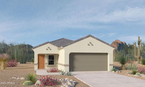 New construction Single-Family house 611 N 13Th Place, Coolidge, AZ 85128 Amber- photo 0