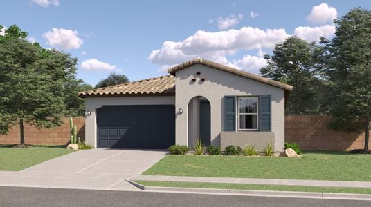 New construction Single-Family house 36495 W Giallo Ln, Maricopa, AZ 85138 Ironwood Plan 3518- photo 0 0