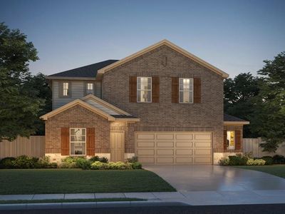 New construction Single-Family house 118 Bosco Rd, Hutto, TX 78634 The Winedale (880)- photo 0