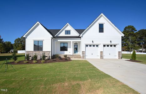 New construction Single-Family house 34 N Bream Court, Angier, NC 27501 Hamilton- photo 0