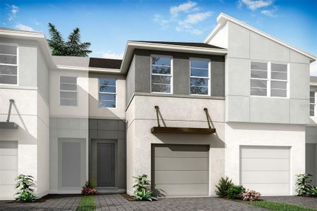 New construction Townhouse house 3264 Moonlit Lily Place, Brandon, FL 33511 - photo 0