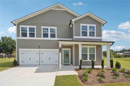 New construction Single-Family house 2158 Boxwood Circle Se, Conyers, GA 30094 Astrid Homeplan- photo 0