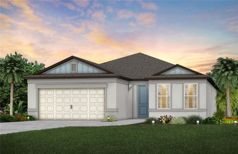 New construction Single-Family house 3840 Capri Coast Drive, Plant City, FL 33565 Medina- photo 0