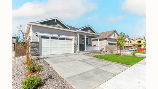 New construction Single-Family house 7595 East 159th Place, Thornton, CO 80602 HARMONY- photo 0