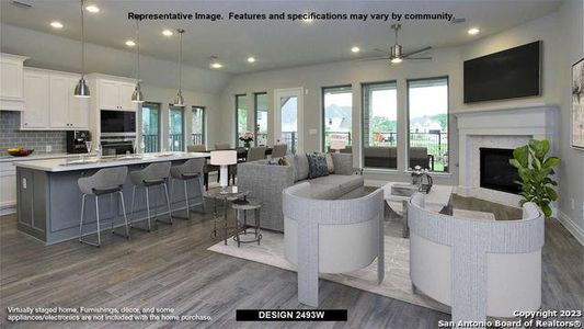 New construction Single-Family house 24233 Downhill Lie, San Antonio, TX 78261 Design 2493W- photo 8 8