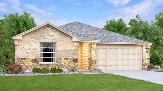 New construction Single-Family house 253 Lone Cedar Road, Marble Falls, TX 78654 Pierson- photo 0