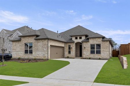 New construction Single-Family house 1530 Athena Avenue, Corinth, TX 76208 Round Rock B- photo 1 1