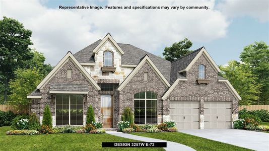 New construction Single-Family house Design 3257W, 445 Bay Breeze Drive, Kyle, TX 78640 - photo