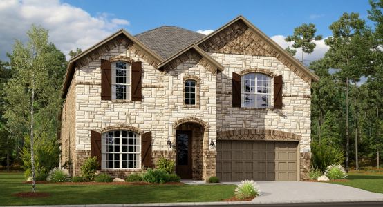 New construction Single-Family house Sunstone w/ Media Standard, 1041 Canuela Way, Fort Worth, TX 76247 - photo