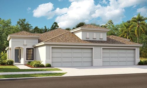 New construction Single-Family house 12398 Oak Hill Way, Parrish, FL 34219 Bridgeport- photo 0