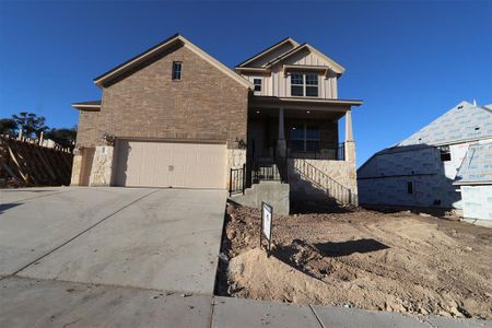 New construction Single-Family house 1213 Calendula Trail, Georgetown, TX 78628 Franklin - C- photo 0