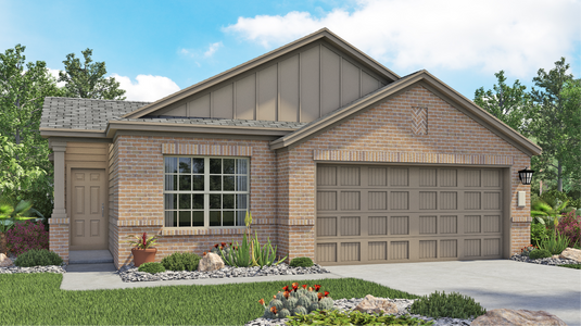 New construction Single-Family house Houghton, 148 Cordova Crossing, Seguin, TX 78155 - photo