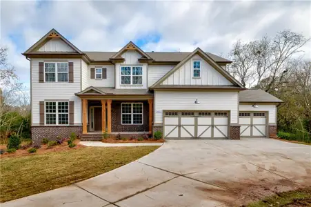 New construction Single-Family house 6175 Grindle Road, Cumming, GA 30041 Kensington- photo 0