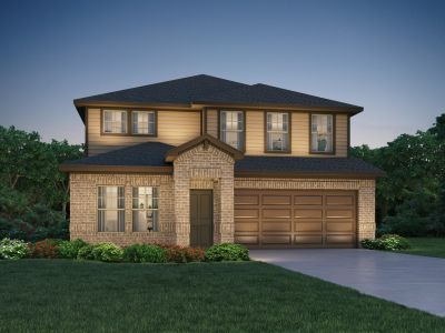 New construction Single-Family house 8422 Treetop Heights Drive, Mont Belvieu, TX 77523 The Reynolds (890)- photo 0 0