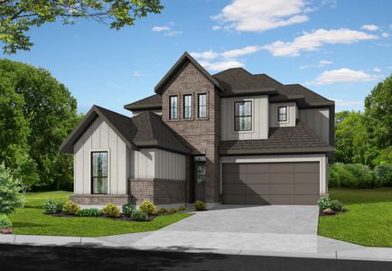 New construction Single-Family house 307 Prairie Warbler Street, Magnolia, TX 77354 - photo 2 2