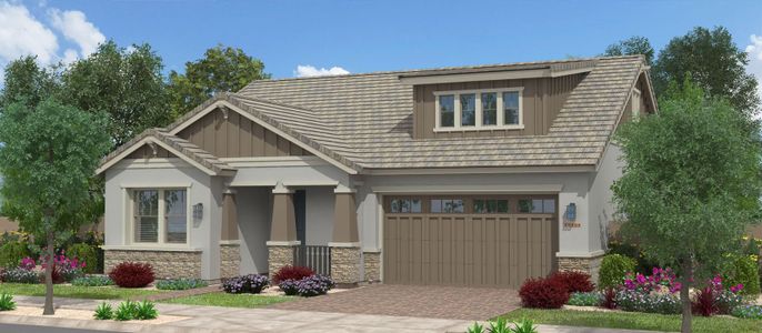 New construction Single-Family house 22929 E. Carriage Way, Queen Creek, AZ 85142 Redwood- photo 0 0