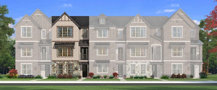 New construction Townhouse house Jamestown, 4269 Willow Pond Drive, Frisco, TX 75034 - photo