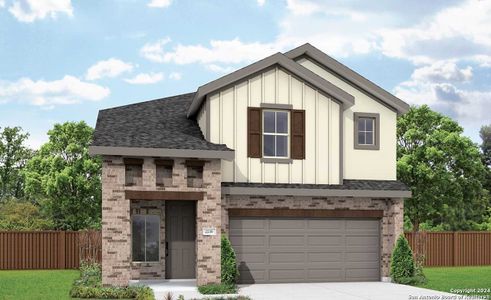 New construction Single-Family house 2050 Flametree Avenue, New Braunfels, TX 78132 Polaris- photo 0 0