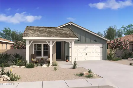 New construction Single-Family house 42510 W Vincent Drive, Maricopa, AZ 85138 Finlay- photo 0