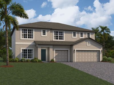 New construction Single-Family house 9611 Crescent Ray Drive, Wesley Chapel, FL 33545 Dali- photo 0 0