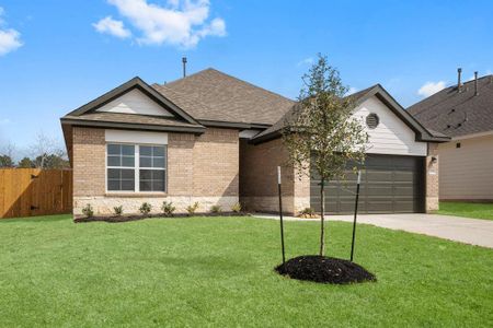 New construction Single-Family house 11692 Whirlaway Drive, Willis, TX 77318 Cypress- photo 1 1