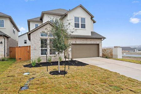 New construction Single-Family house 104 Lariat Loop, Liberty Hill, TX 78642 Hawthorn- photo 1 1