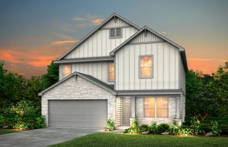 New construction Single-Family house 12120 Big Iron, San Antonio, TX 78254 Sandalwood- photo 0 0