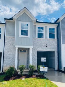 New construction Townhouse house 550 Eversden Drive, Zebulon, NC 27597 Fairview- photo 0