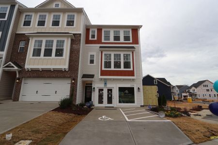 New construction Townhouse house 2253 Kettle Falls Station, Apex, NC 27502 Buckingham - Front Entry Townhomes- photo 1