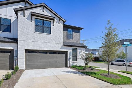 Two-car attached garage