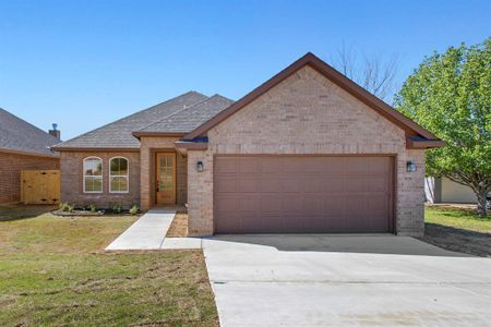 New construction Single-Family house 1656 Whiterock Drive, Weatherford, TX 76086 Hardwood - photo 1 1