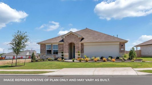 New construction Single-Family house 13800 Dismuke Dr, Manor, TX 78653 The Lakeway- photo 0 0