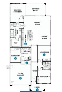 New construction Single-Family house 21292 E Macaw Dr, Queen Creek, AZ 85142 Plan 4024 Exterior C- photo 1 1
