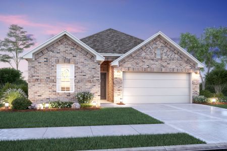 New construction Single-Family house Dawson - Smart Series, 21114 Bella Coral Drive, Cypress, TX 77433 - photo