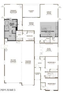 New construction Single-Family house 4738 W Stargazer Place, Laveen, AZ 85339 Deacon- photo 1 1
