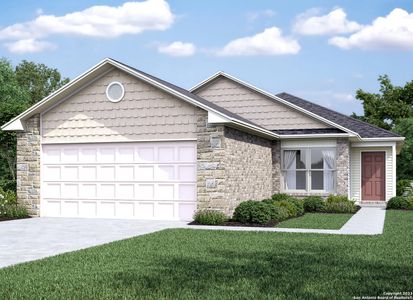 New construction Single-Family house 7639 Stud Dr, Elmendorf, TX 78112 RC Pinehurst- photo 0 0