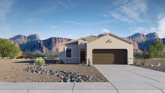 New construction Single-Family house Baxter, 28223 North Ice Cavern Lane, San Tan Valley, AZ 85143 - photo