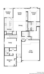 New construction Single-Family house 244 Stag Way, Cibolo, TX 78108 Bernini Plan- photo 2 2