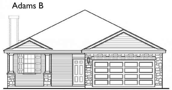 New construction Single-Family house Adams, 15645 All Star Drive, Splendora, TX 77372 - photo