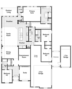 New construction Single-Family house 215G Plan, 117 Villoria Cove, Liberty Hill, TX 78642 - photo