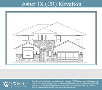 New construction Single-Family house 7624 Becasseau Drive, Spicewood, TX 78669 The Asher IX- photo