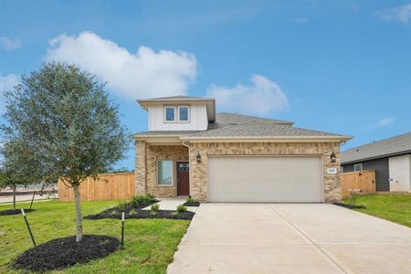 New construction Single-Family house 15427 Dapple Bluff Lane, Conroe, TX 77302 The Olympic (380)- photo 0