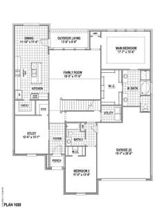 New construction Single-Family house 3200 Little Bluestem Road, Celina, TX 75009 Plan 1689- photo 1 1