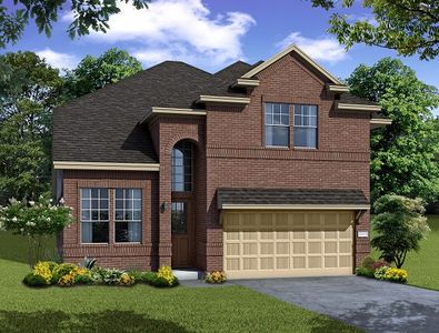 New construction Single-Family house 9845 Sweet Flag Court, Conroe, TX 77385 Lorne- photo 0
