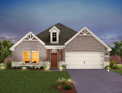 New construction Single-Family house 138 Niagara Falls Lane, Kyle, TX 78640 Manchester Homeplan- photo 0 0