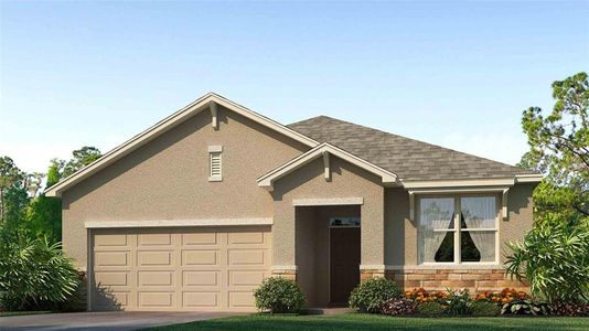 New construction Single-Family house 10934 Quail Grove Way, San Antonio, FL 33576 Aria- photo 0