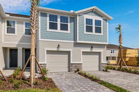 New construction Townhouse house 31457 Woodland Race Loop, Wesley Chapel, FL 33545 - photo 0 0
