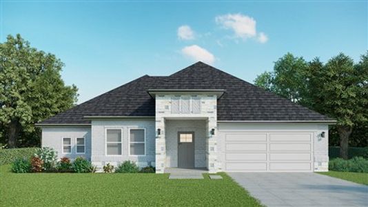 New construction Single-Family house Hillside, 10929 Bourbon Street, Willis, TX 77318 - photo