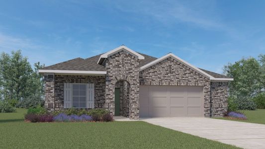 New construction Single-Family house 307 Concho River Drive, Hutto, TX 78634 The Reagan- photo 0